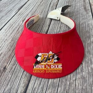 Vintage Winn Dixie Womens Visor Hat #60 Mark Martin Nascar Cap Track Gear.